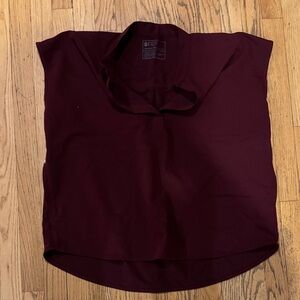 Figs Women's Top in Burgundy
